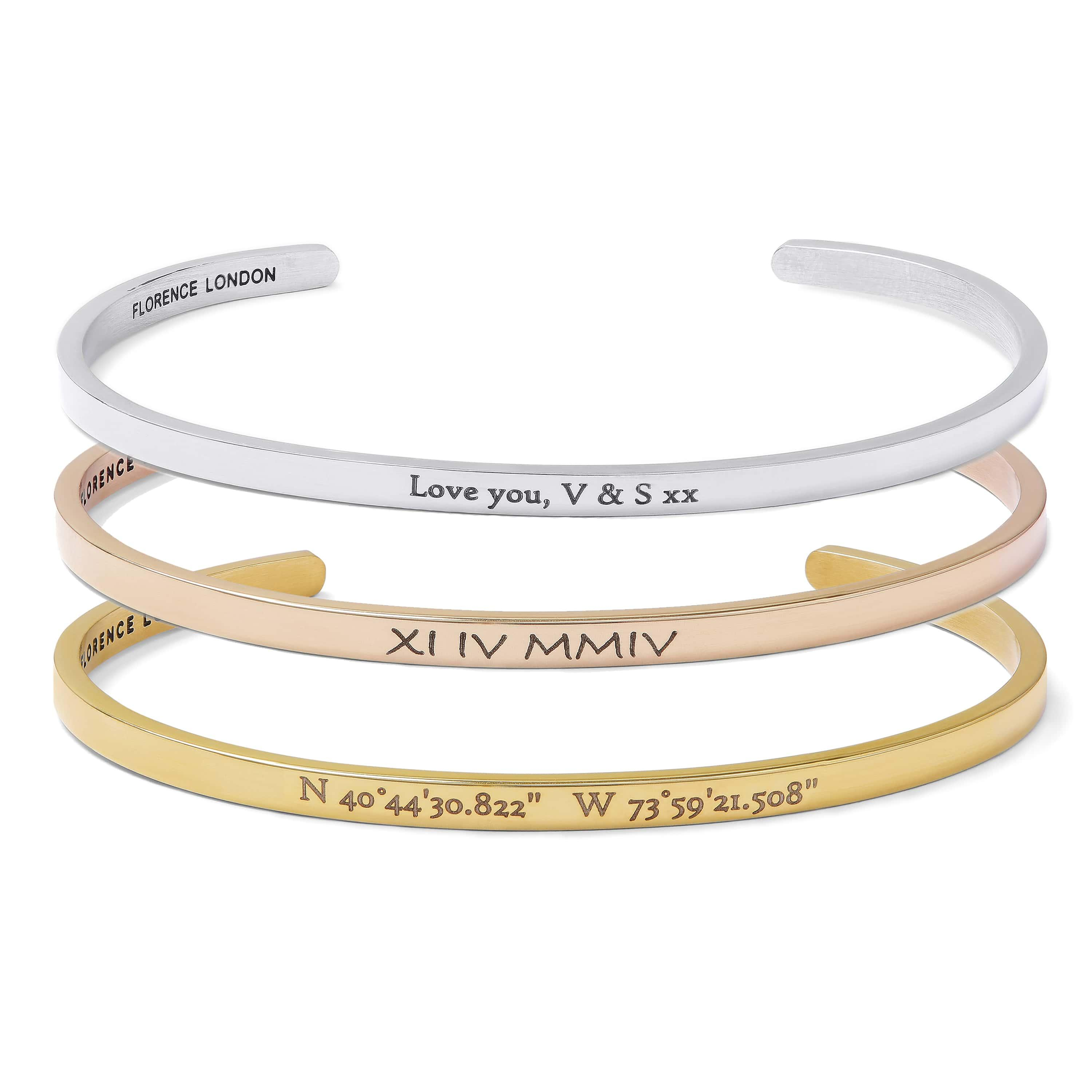 Engraved Bracelets