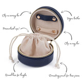Round Jewellery Case