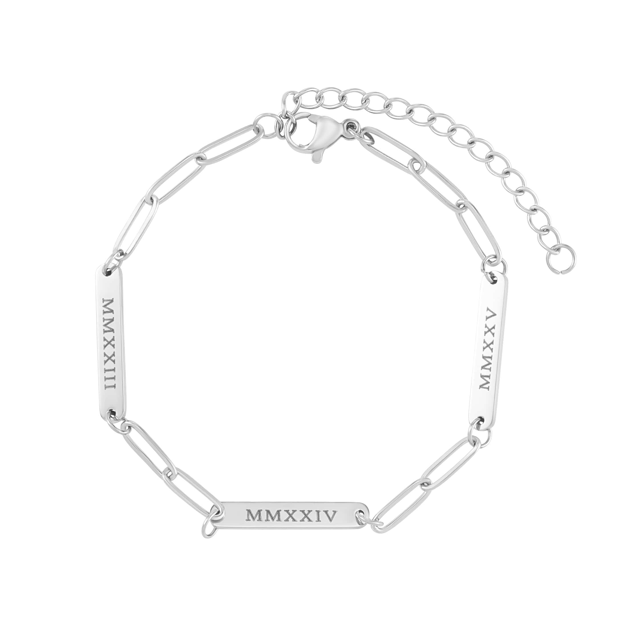 Engraved Bar Bracelet