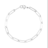 Dainty Paperclip Chain Bracelet