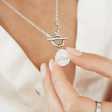 T-Bar Necklace (Silver)