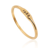 Engraved Name Ring