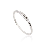 Engraved Name Ring