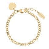 Childs Chain Bracelet With Heart Pendant