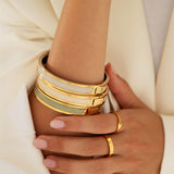 Bespoke Colour Signature Hinge Bangle