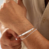 Men's Curb Chain Bracelet 2mm