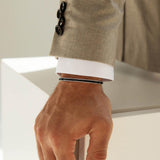 Men's Enamel Stacking Bracelet