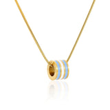 Striped Signature Necklace