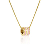Striped Signature Necklace