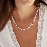 Snaffle Chain Necklace (Silver)