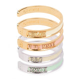 Open Signature Bangle