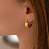 Curved Earrings Large