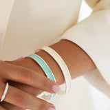 Silver Open Bangles