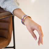 Bespoke Colour Striped Bangle