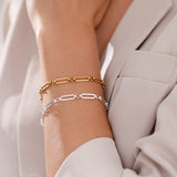 Paperclip Chain Bracelet