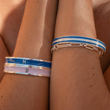 Striped Blue Bangles