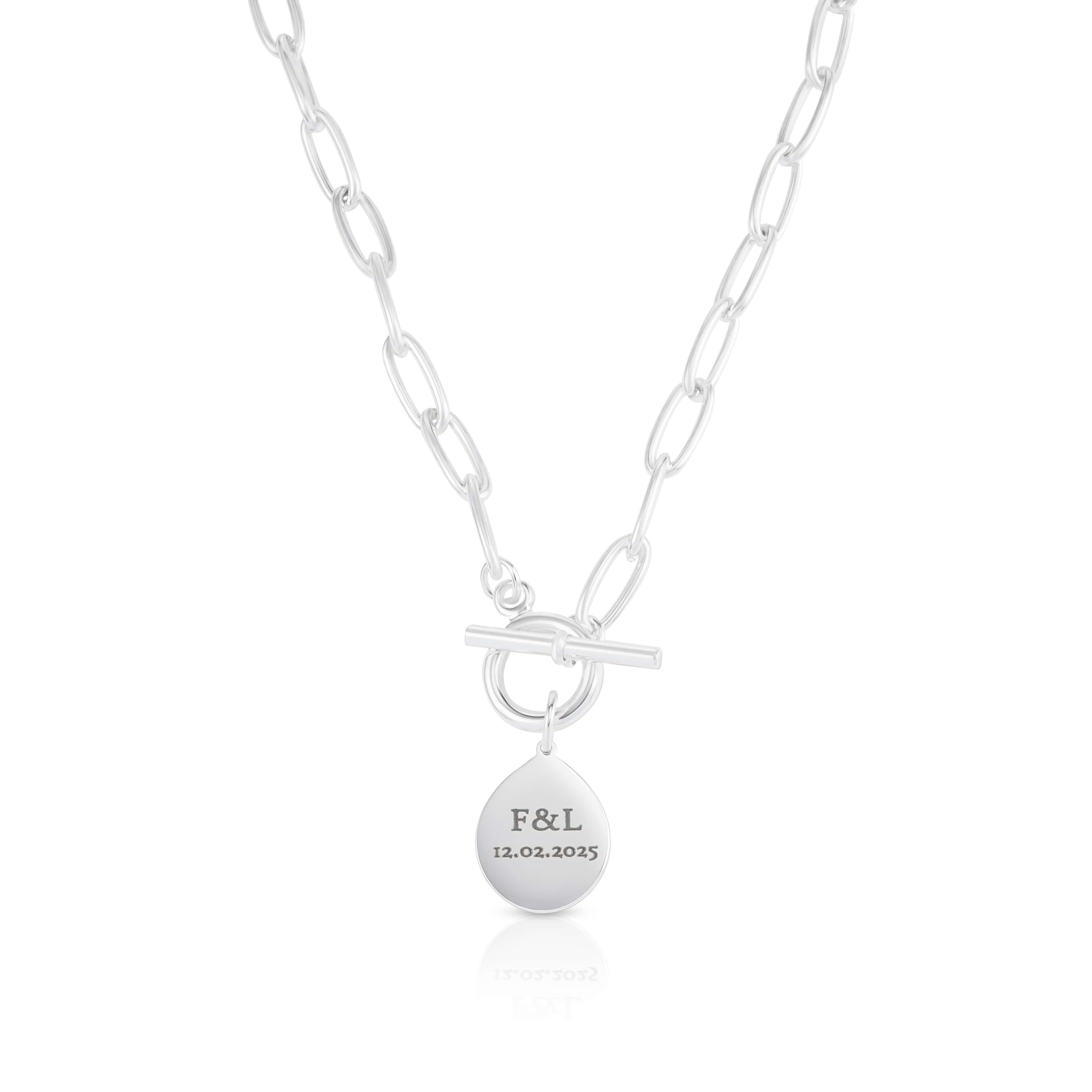 T Bar Pendant Necklace