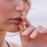 Striped Signature Necklace