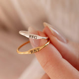 Engraved Name Ring