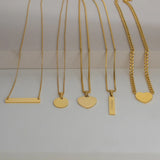 Handwriting Love Heart Necklace