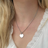 Handwriting Heart Necklace