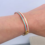 Bespoke Colour Striped Bangle