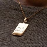 Men's Handwriting Tag Necklace