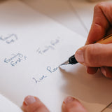 Handwriting T Bar Bracelet With Paperclip Chain