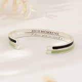 Men's Enamel Stacking Bracelet