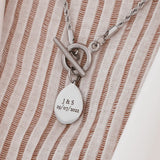 T-Bar Necklace (Silver)