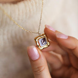 Vintage Gold Initial Necklace