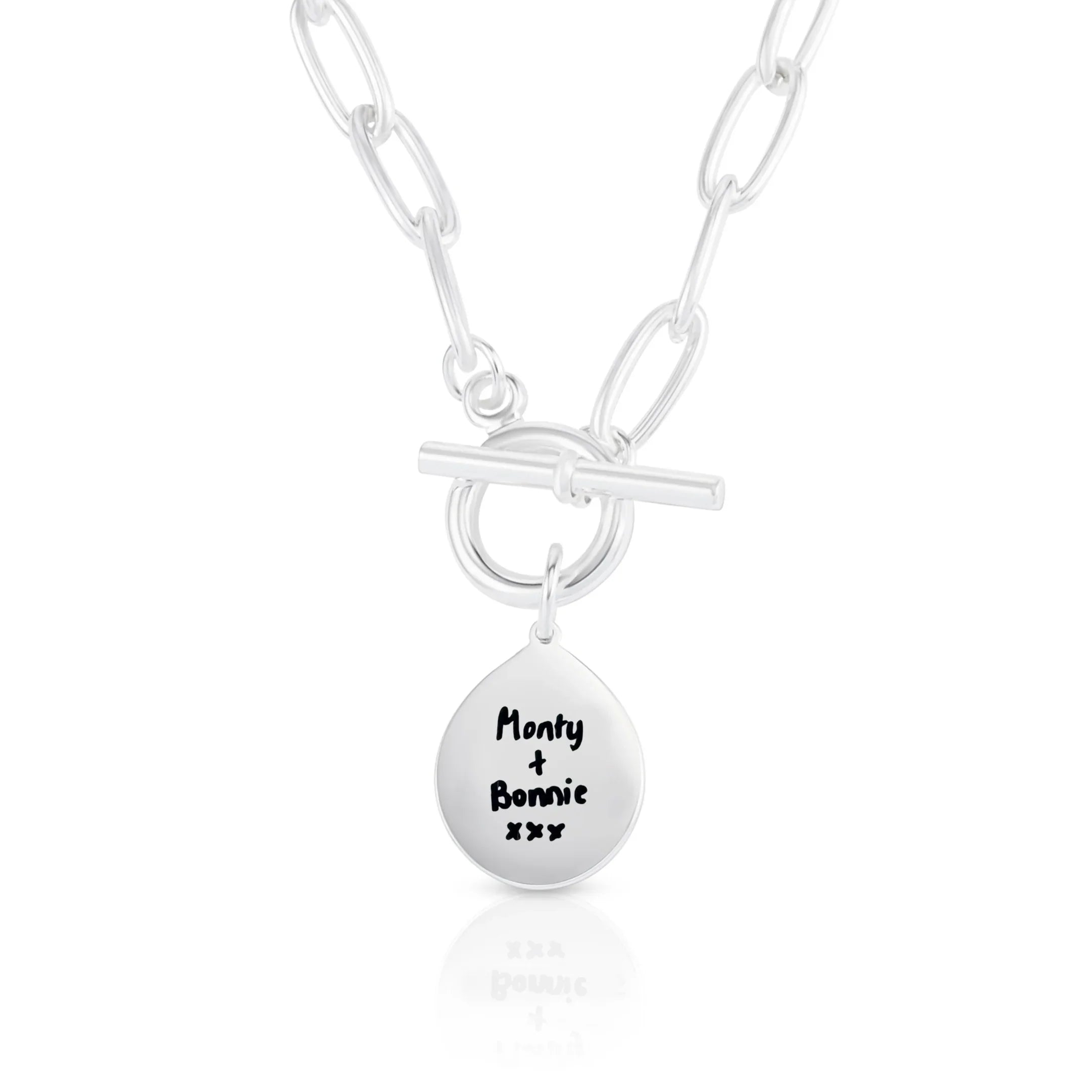 Handwriting Necklaces | Engraved Real Writing Pendants