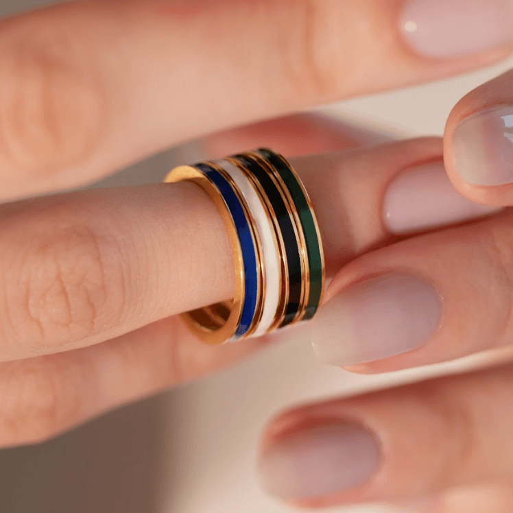 Enamel Rings