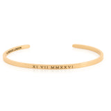 Men's Engraved Stacking Bracelet