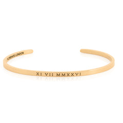 Men's Engraved Stacking Bracelet
