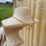 SAMPLE (New) - Gold Brick Necklace