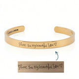 Women's Handwriting Bracelet