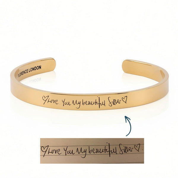 Women's Handwriting Bracelet