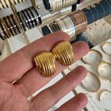 Sample sale | new | gold earrings