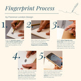 Women's Engraved Disc Fingerprint Necklace