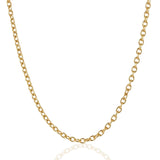 Men's Cable Chain Necklace - 2.5mm thick