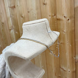 SAMPLE (New) - Gold/Silver Tag Necklace