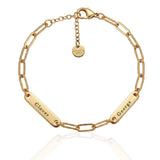 Engraved Bar Bracelet (2 bars)