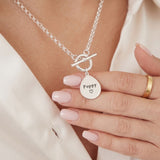T Bar Necklace, Belcher Chain