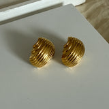 Sample sale | new | gold earrings