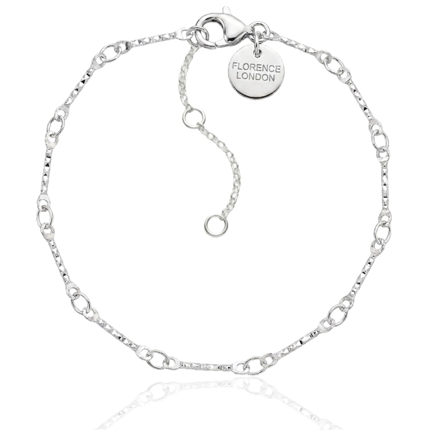 Women's Twisted Link Bracelet Chain