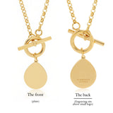 T Bar Bracelet, Belcher Chain