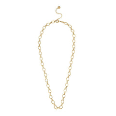 Snaffle Chain Necklace (Gold)