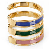 Bespoke Colour Signature Open Bracelet