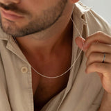 Men's Cable Chain Necklace - 1.5mm thick